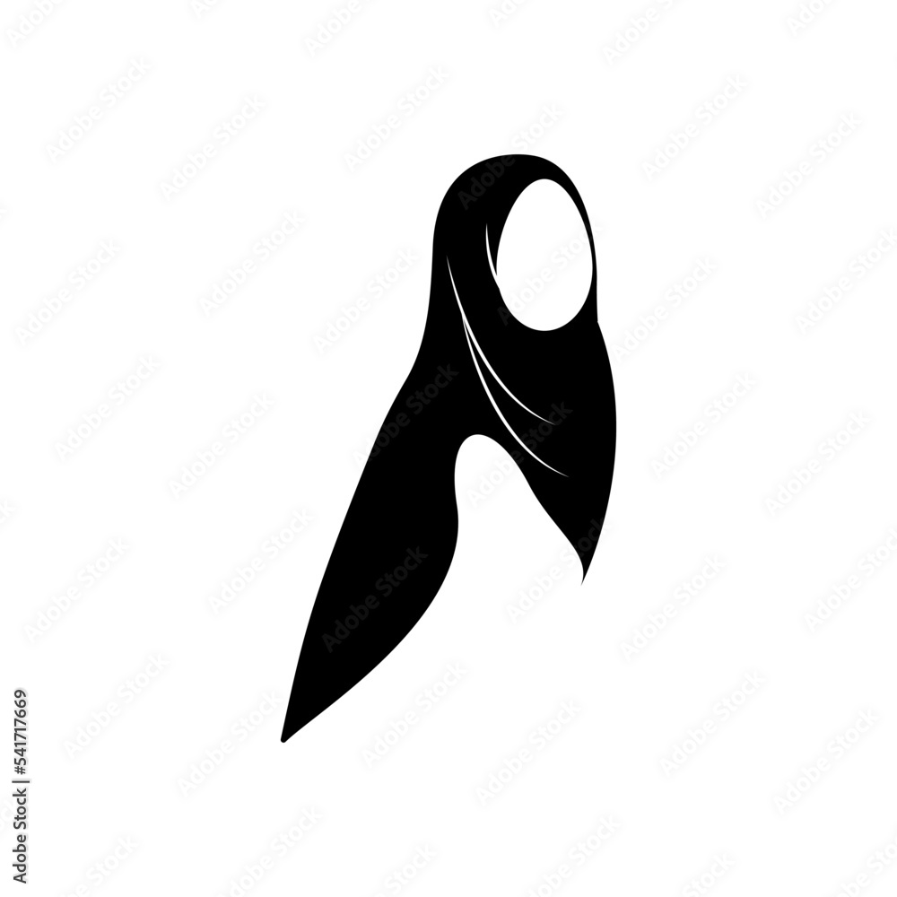 hijab icon illustration vector hijab icon illustration vector