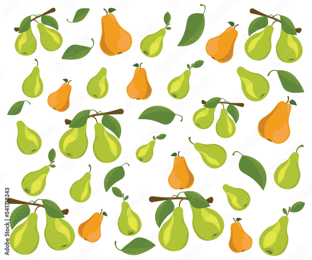 seamless pattern with pears seamless pattern with pears