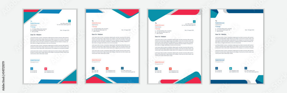 Business Letterhead Design Business Letterhead Design