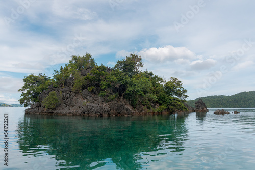 Seascape, located in Cendrawasih Bay National Park, West Papua Province