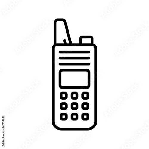 Walkie talkie icon. sign for mobile concept and web design. vector illustration