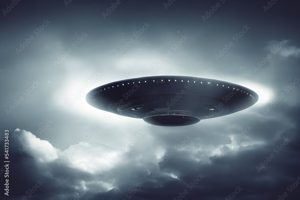 Flying saucer. UFO. UAP. The aliens have arrived. Flying saucer. UFO. UAP. The aliens have arrived.