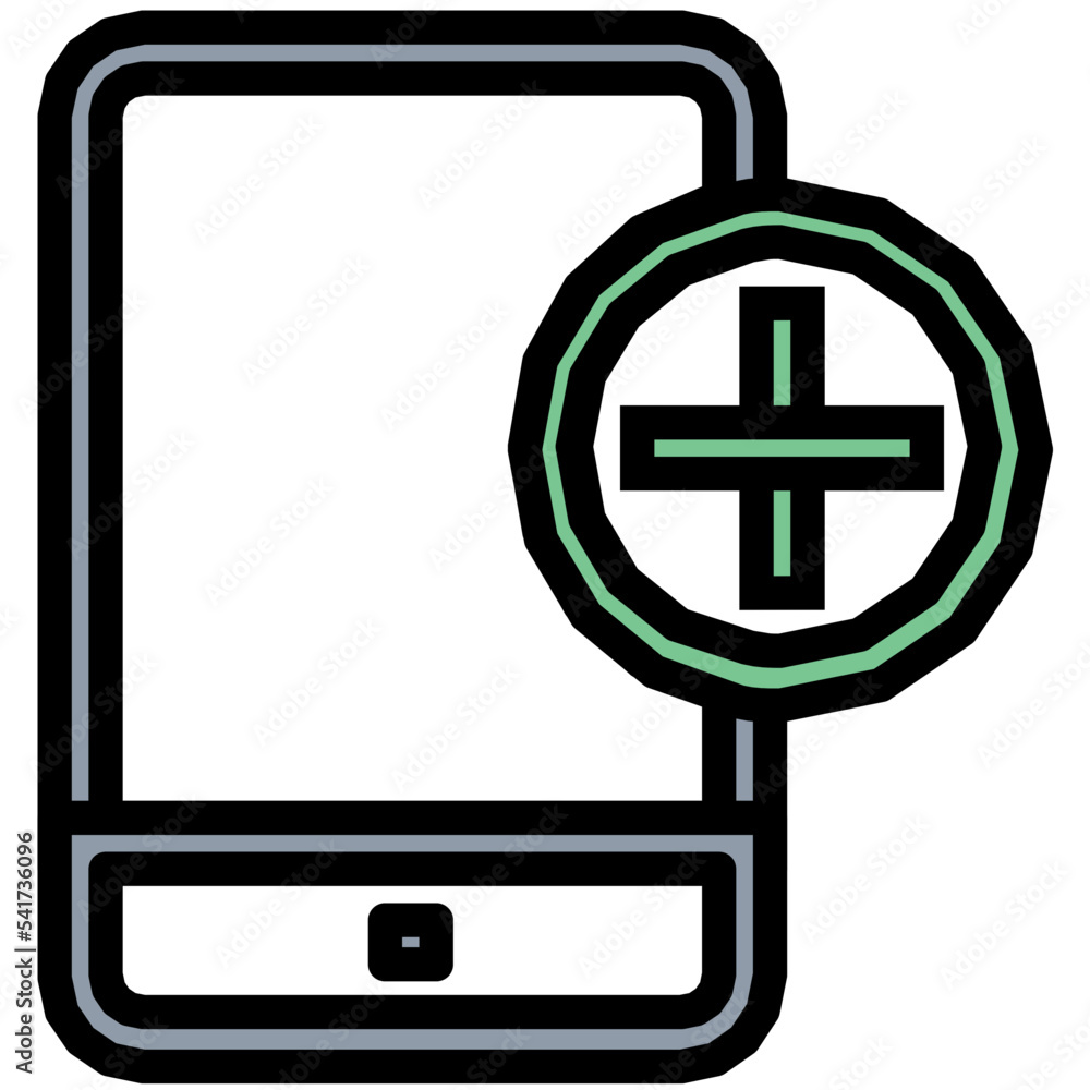 Add Phone Vector Icon Add Phone Vector Icon