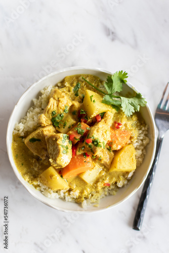 Crockpot Yellow Thai Curry