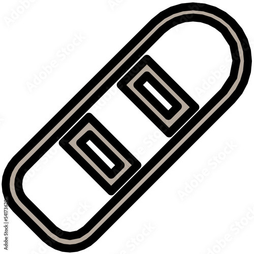 Skateboard Vector Icon