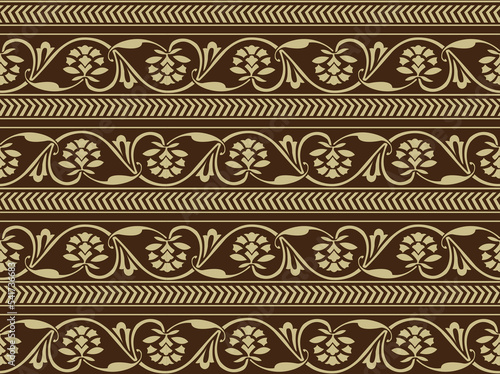 Seamless background image retro vintage pattern