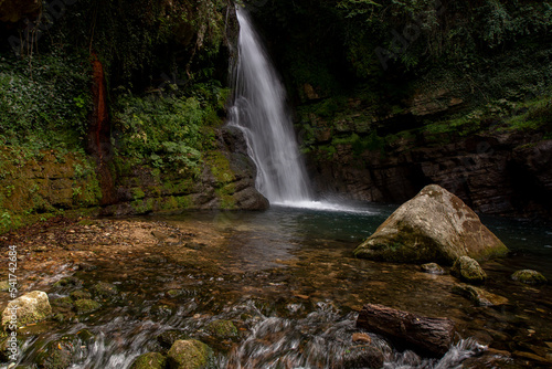 carpinone waterfall in molise italy with schioppo and carpino