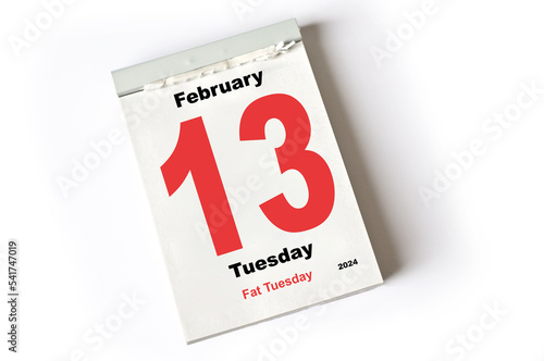 13. February 2024 Fat Tuesday