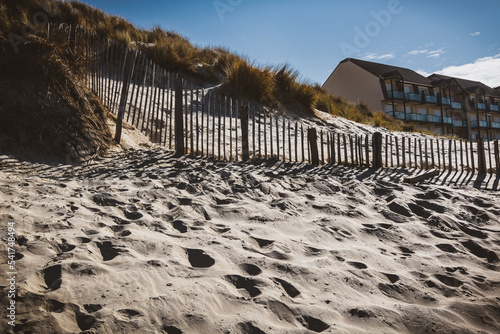 Maison dans les dunes sur les plages du Pas de Calais