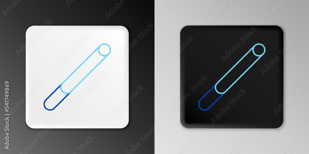 Line Cigarette icon isolated on grey background. Tobacco sign. Smoking symbol. Colorful outline concept. Vector Line Cigarette icon isolated on grey background. Tobacco sign. Smoking symbol. Colorful outline concept. Vector