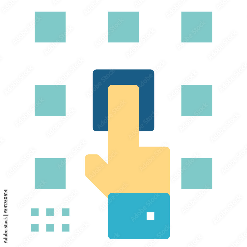 code lock flat icon style code lock flat icon style