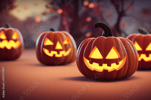 A cute halloween illustration © Mauro