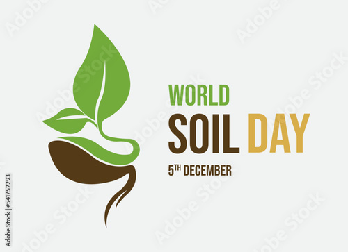 World Soil Day (WSD) Vector Illustration,  greeting card, poster, banner, the importance of healthy soil, sustainable management of soil resources Vector design, Earth  day graphic assets, green world