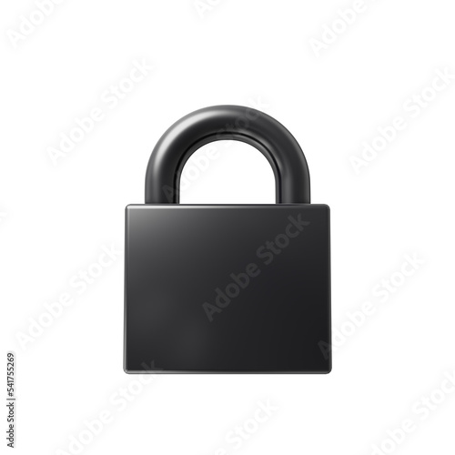 The padlock. Symbol of limited access to information. Data security.
