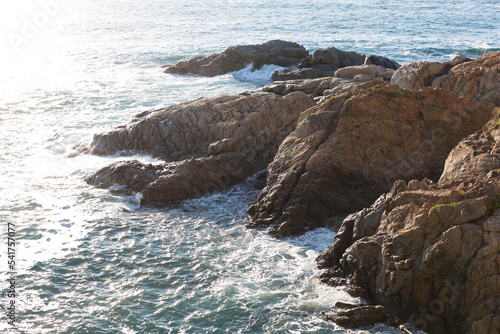 Rocks in the sea, Catalan Costa Brava, Mediterranean Sea