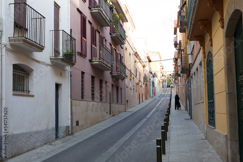 street of the catalan town of Sant Feliu de Guixols