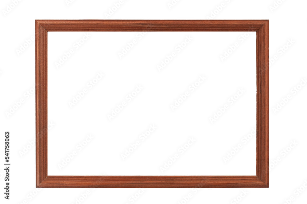 rectangular wooden frame for painting and photography isolated on a white background rectangular wooden frame for painting and photography isolated on a white background
