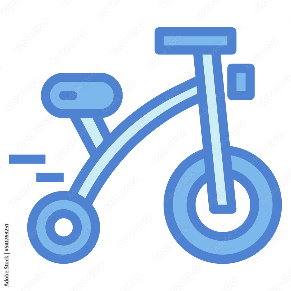 Tricycle two tone icon style Tricycle two tone icon style