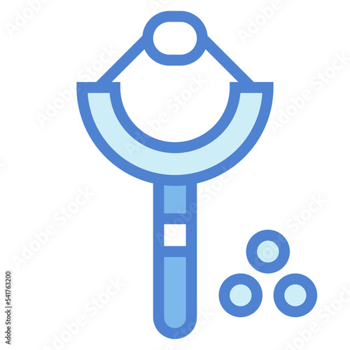 slingshot two tone icon style