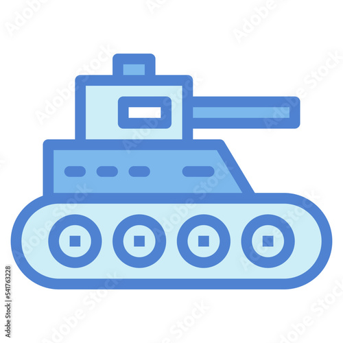 tank two tone icon style