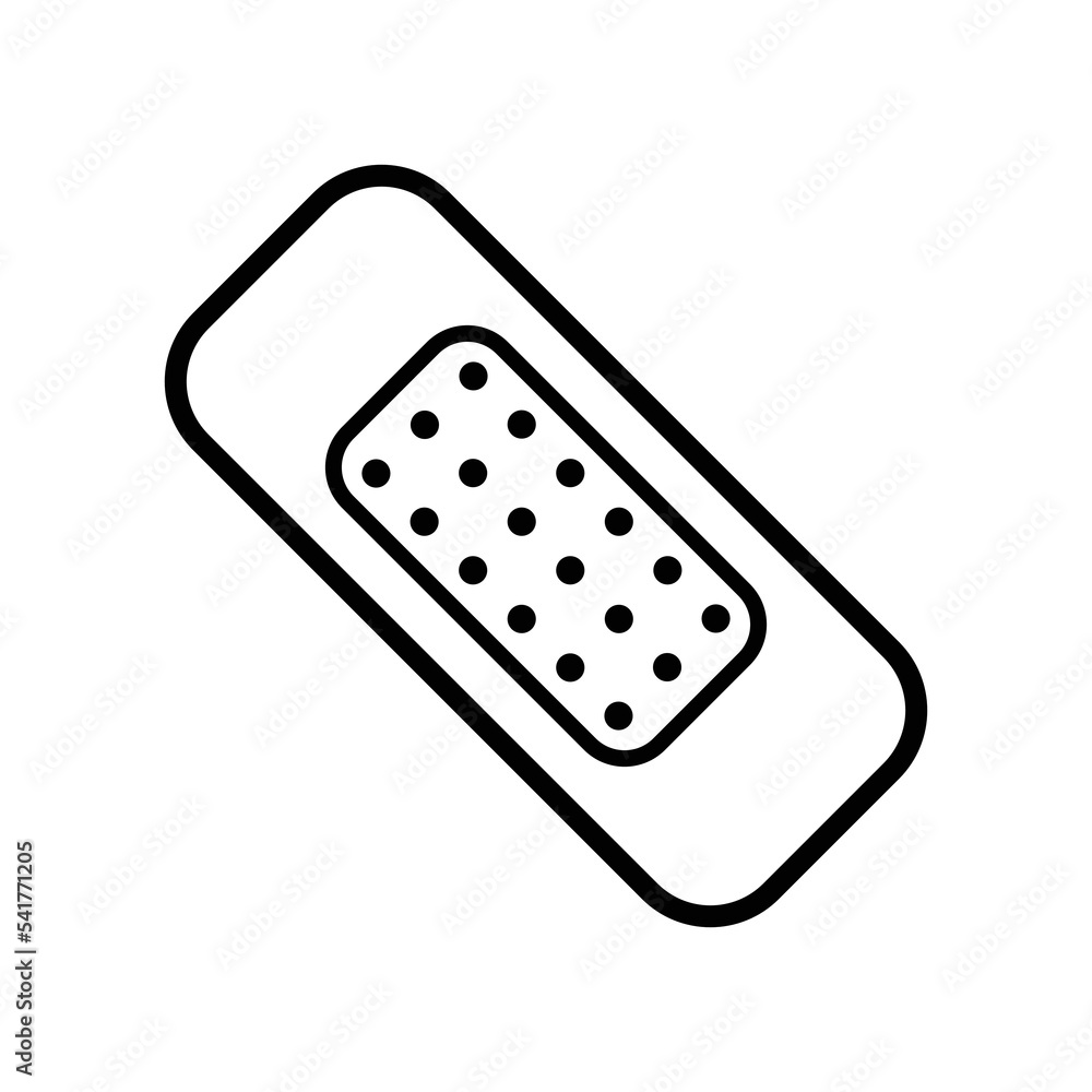 band aid plaster icon design vector template band aid plaster icon design vector template