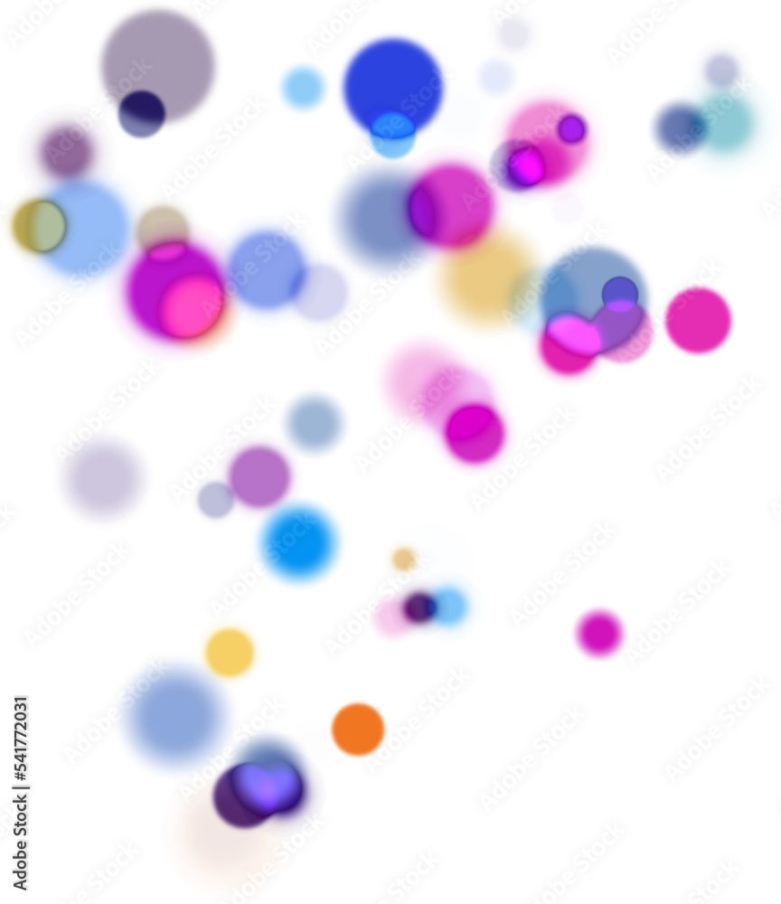 Transparent bokeh overlay, confetti background Transparent bokeh overlay, confetti background