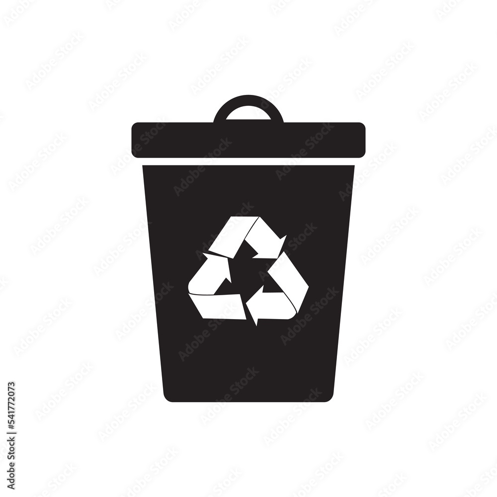 recycling bin icon symbol recycling bin icon symbol