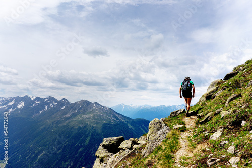 hiking austria sky mountan 