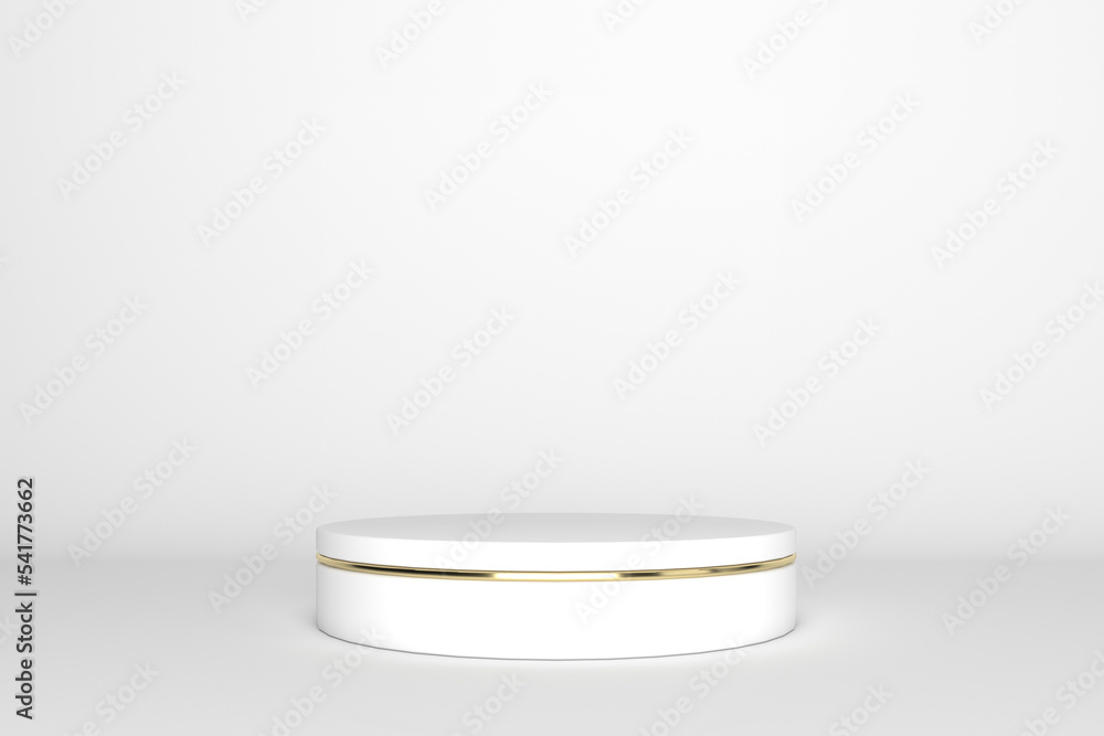 3D White Round Podium Product Studio Show 3D White Round Podium Product Studio Show