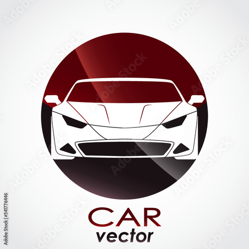 color circle elegant car logo