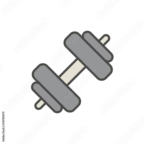 dumbbell icon design vector template