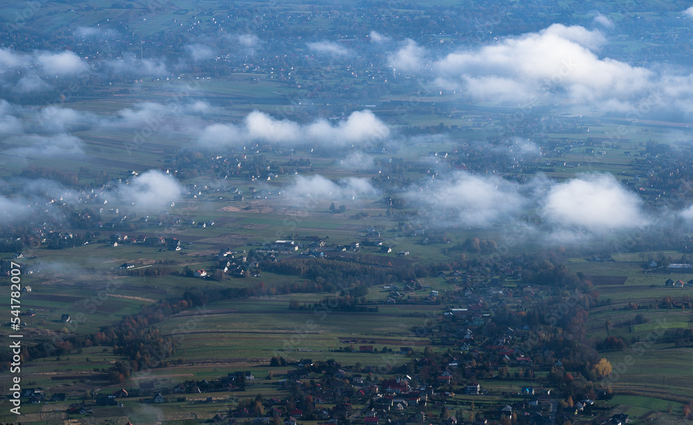 Sunny morning in the Beskids