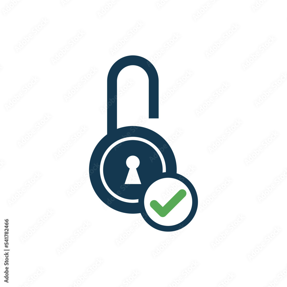 padlock icon vector logo template padlock icon vector logo template