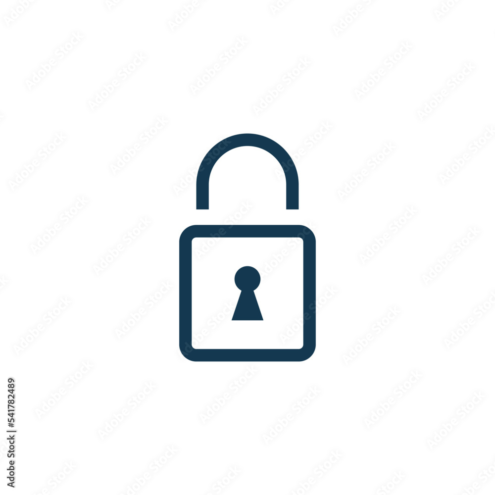 padlock icon vector logo template padlock icon vector logo template