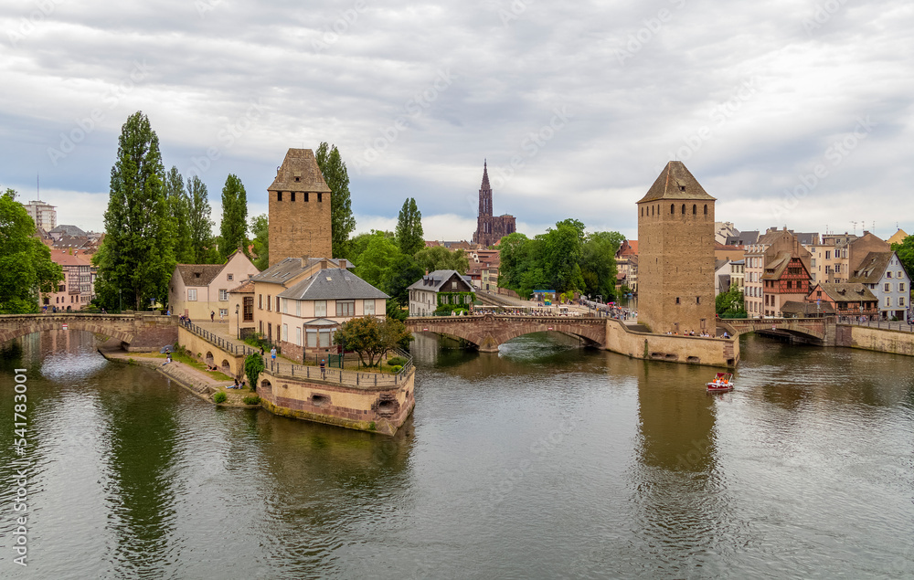 Around Ponts Couverts in Strasbourg