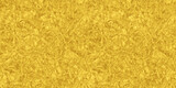 Seamless galvanized gold glittery background texture. Shiny golden yellow abstract shattered sheet metal pattern. Modern gilded Christmas or New Years eve party flyer backdrop. 3D rendering.