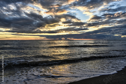 sunset at the beach