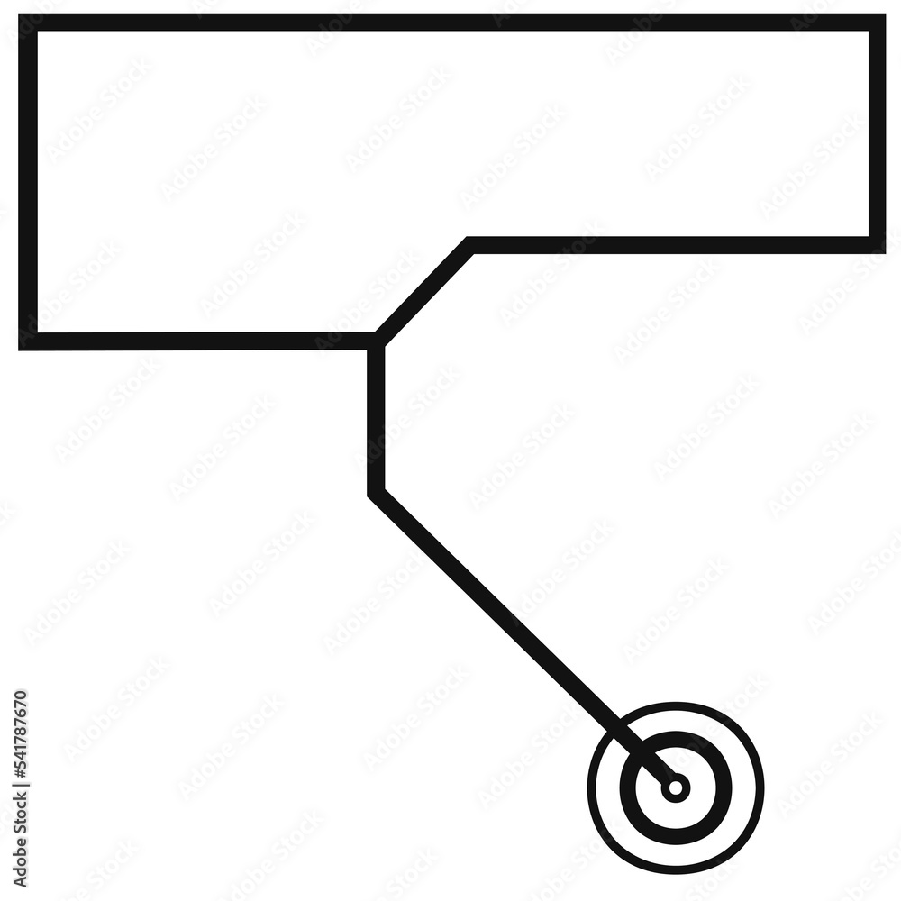Layout for links and digital information. Hud callout titles.