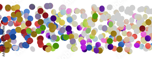 Multicolor confetti abstract background with a lot of falling pieces © vegefox.com