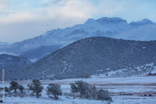 Winter mountains