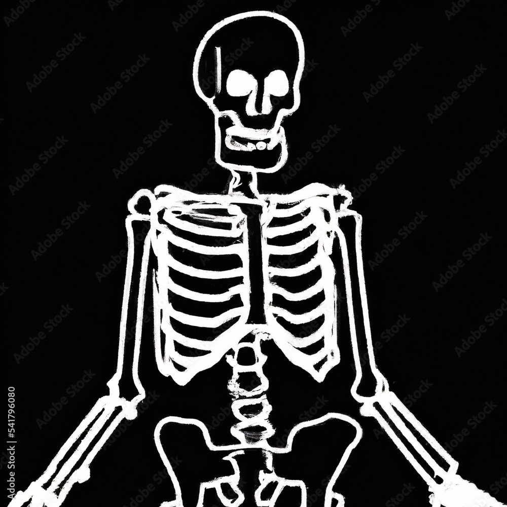 human skull isolated on black human skull isolated on black