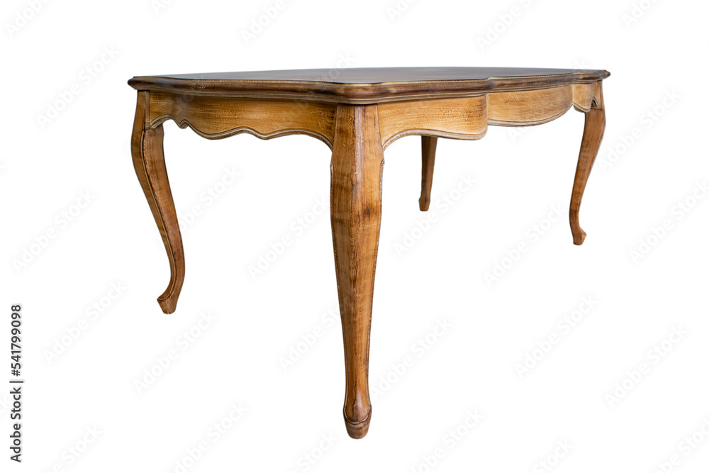 Rectangular shaped table, view from the side Rectangular shaped table, view from the side