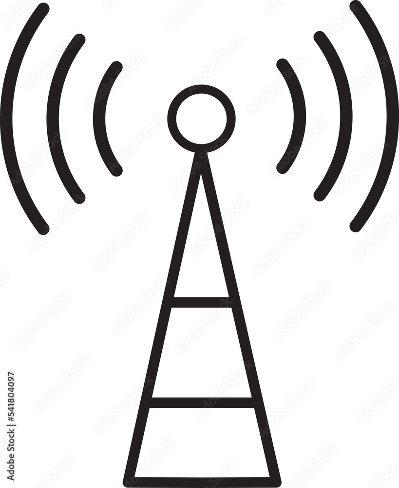 png tower signal web icon isolated. png tower signal web icon isolated.