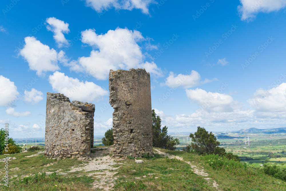 ruins of the castle of medina sidonia. cadiz. andalusia. spain