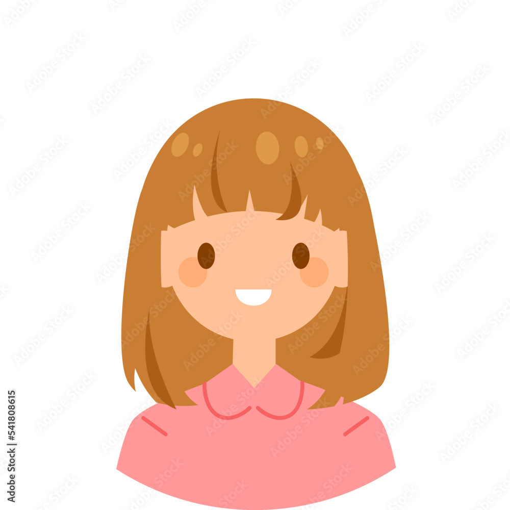 Avatar profile. Vector illustrations for website, social networks, user profile icon