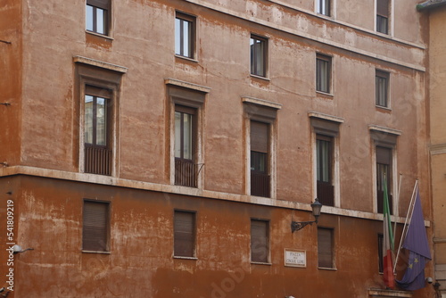 Old building in the downtown of Rome, Italy