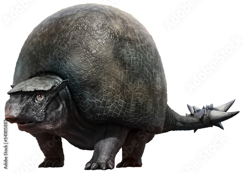 Doedicurus from the Holocene era 3D illustration	