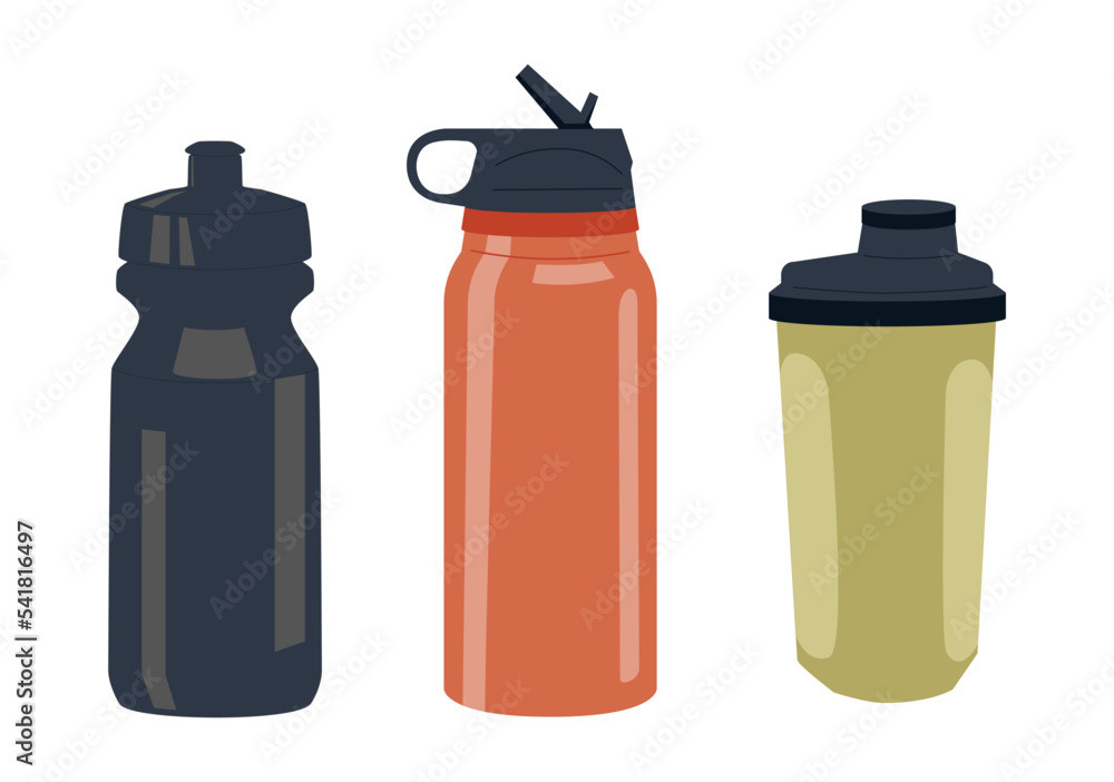 Drink more water. Glass only. Plastic free, zero waste concept. Various bottles, glass, flusk. Drink more water. Glass only. Plastic free, zero waste concept. Various bottles, glass, flusk.