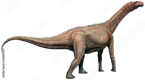 Mierasaurus from the Cretaceous era 3D illustration 