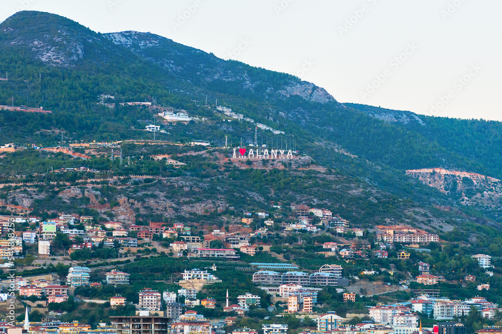 Beautiful cityscape of Alanya, Turkey